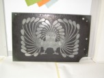 Cracked block from Early Cape Dorset print