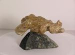 Inuit sculpture - swimming bear
