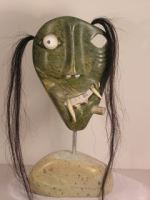 Inuit sculpture - walrus transformation mask