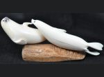 Ron Apangalook - 2 Seals w/ Base