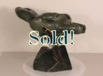 Inuit sculpture - wolf caribou